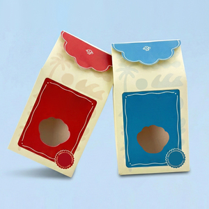 Caja <span class=keywords><strong>de</strong></span> Regalo Plegable con Ventana Transparente <span class=keywords><strong>y</strong></span> Logotipo Personalizado, Adecuada para Empacar Dulces <span class=keywords><strong>y</strong></span> Chocolates - Product Image 5