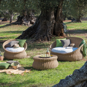 Hot Selling Garden Furniture Lounge Set Villa Leisure aluminum PE <b>rattan</b> <b>Sofa</b> Outdoor Lounge Sectional <b>Sofa</b> Furniture Set - Product Image 2