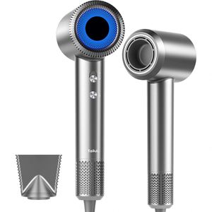 Secador de Pelo de Alta Velocidad sin Aspas con Motor Silencioso Inteligente, Gran Potencia de Viento, Secador Iónico para Salón de Belleza, Hoteles, Viajes y Uso en Exteriores - Product Image 1
