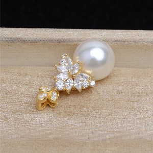 Support de perle semi-fini en argent S925 pour pendentif DIY, motif feuille, pour 12-16 perles, composants de bijouterie - Product Image 4