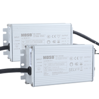 Driver Lampu LED Terprogram MOSO 200W AC-DC Output Tunggal dengan Garansi 5 Tahun X6E-200M056