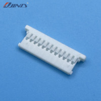 JINDA 1.25T-4-12Y 1.25mm 12 pas PCB/FPC Câble FPC en bronze phosphoreux femelle pour connexion fil-circuit imprimé SMD SMT, assemblages de faisceaux de câbles personnalisés