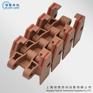 Cadena superior de listón <span class=keywords><strong>PL</strong></span> 8826 de la mejor venta con material POM de guía lateral ampliamente utilizado en sistemas de entrega de bebidas y transportadores - Product Image 4