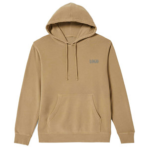 Sweat-shirts et sweats à capuche pour hommes en coton 100% de haute qualité, couleur unie, logo personnalisé, poche avant, molleton, manches régulières, à capuche - Product Image 2