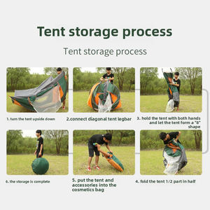 E-RIKE Vente en gros <span class=keywords><strong>Tente</strong></span> de camping automatique instantanée ultralégère pour pique-nique 3-4 personnes pour l'extérieur - Product Image 6