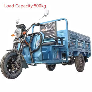2025 Nieuwe 60V 1000W Blauwe Open 1.6m Elektrische Driewieler met 800kg Laadvermogen 30-50km/u 90km voor Transport - Product Image 2