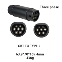 Nouveau 32A 3-Phase 7KW à 22KW EV Adaptateur Station EV chinoise de GB/T Type 2 IEC 62196-2 Chargeur de voiture Condition Nouveau