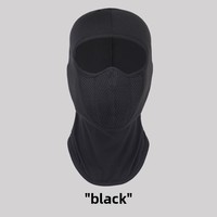Masque de cyclisme extérieur coupe-vent en polyester, protection intégrale du visage et du cou, compatible casque de moto, unisexe, protection solaire