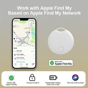 Mini localisateur de position globale GPS AirTag Tracker pour porte-clés, porte-cartes, sac et dispositif anti-perte - Product Image 4
