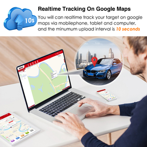 Báo động giả mạo ml500g 4G tài sản xe theo dõi pin dài Tracker không dây có thể sạc lại xách tay GPS với cảm biến nhiệt độ - Product Image 5