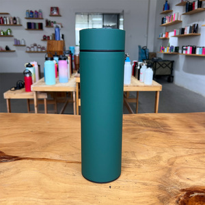 BPA Free Hot Selling Custom Double Wall Stainless Steel Intelligent Smart Water <b>Bottle</b> with Temperature Display - Product Image 1