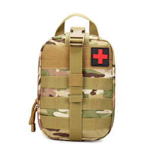 Nueva Bolsa Médica Táctica de Camuflaje para Exteriores, Accesorio Multifuncional, Impermeable, con Cierre y Forro de Poliéster - Product Image 1