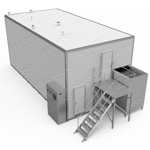 Congelador fluidizado IQF, gran capacidad, 2000Kg, línea de procesamiento de congelación automática para mariscos, frutas, verduras, motor de bomba - Product Image 5