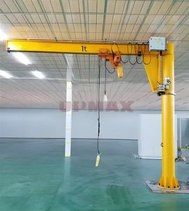 <span class=keywords><strong>Crane</strong></span> <span class=keywords><strong>Cantilever</strong></span> Jib dengan Lengan I Beam Berputar 360 Derajat dan Hoist Listrik - Product Image 5