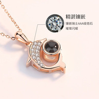 Collier photo cachée personnalisé, affichage de photo, collier pendentif en laiton de zircon pour femmes et hommes