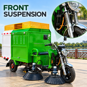 DEEPACK Balayeuse à <span class=keywords><strong>feuilles</strong></span> électrique municipale 700L avec collecteur à vide et tuyau d'aspiration externe pour le nettoyage des parcs et des routes - Product Image 6