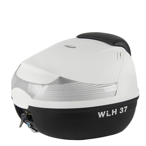 Aluminium Motorfiets Topkoffer Achter Bagagedoos Met Helmkoffer Pp Materiaal Voor Voedselbezorging - Product Image 2