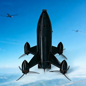 โดรนรุ่น Rocket Type Speed จากโรงงานโดยตรง ความเร็ว 300 กม./ชม. โดรนแข่ง Rocket Crossing พร้อมระบบ GPS AI นำทาง ทนทานต่อลมแรงต่ำ ชุด FPV - Product Image 1