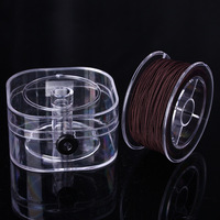 Cordon élastique à noyau de 0.8mm, 1mm, 1.2mm, 1.5mm, avec boîte, perles, fil extensible, corde, perles de bricolage, Bracelet, fabrication de bijoux