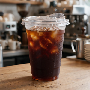 Vaso Desechable de Plástico PET Transparente de 16oz con Fondo Redondo para Servicio de Alimentos y Catering, Venta al Por Mayor - Product Image 2