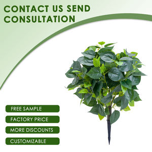 PZD-1-283 Usine Vente Plantes Fausses Plante <span class=keywords><strong>Feuillage</strong></span> Vert Pas De Pot Arbustes Real Touch Arbre Topiaire Artificiel - Product Image 2