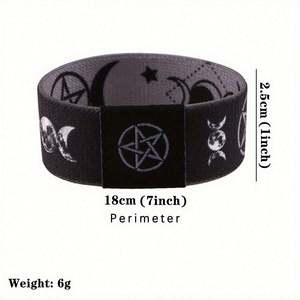 Pulsera Elástica Personalizada con Diseño de Luna, Pulsera NFC RFID para Mujeres y Hombres, Brazalete Deportivo - Product Image 4