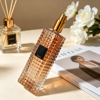 Flacons de parfum personnalisés de luxe avec pompe pulvérisatrice 100ml 30ml 50ml Flacons de parfum en verre Flacons en verre de haute qualité pour parfums