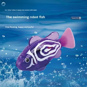 Bechotoy Robot Pesce Interattivo a Induzione, Giocattolo Luminoso Elettrico per Stimolare i Pesci Domestici - Product Image 3