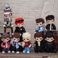 Figurines décoratives en PVC de la série TNT Boy Rayan Natural Born Player V4, lot de 9 pièces/boîte, best-seller, authentiques, mini-jouets de collection