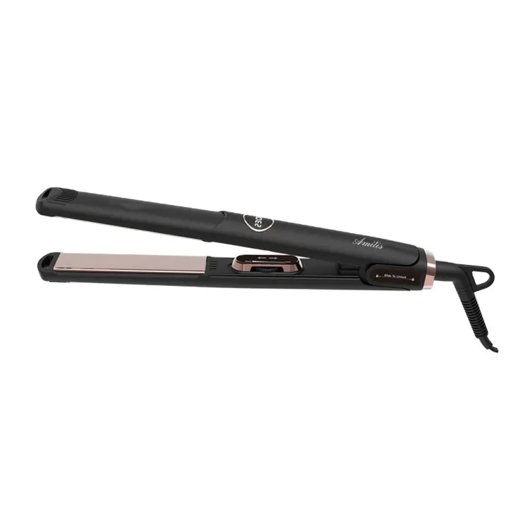 Ceramic Dry and Wet Fast Heat Plate Straighten Hair Straightener Type Design Private Label Flat Iron Manufacturer New Electric
