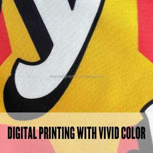 Bannières murales promotionnelles en tissu polyester grand format, personnalisables avec logo, pour publicité, drapeaux de pays et plumes - Product Image 5