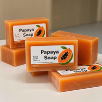 Savon en barre artisanal éclaircissant et hydratant à la papaye, au kojic, au miel et à l'avoine pour tous types de peau - Vente en gros
