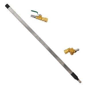 Herramienta de limpieza sin tanque de agua para radiadores de condensadores de camiones grandes, herramienta de limpieza de agua y gas con dos varillas - Product Image 4