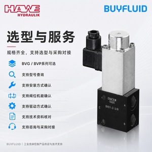 Vanne solénoïde HaWe BVG1 Z 3 8 700 Bar 20 L/min, vanne de commande hydraulique - Product Image 1