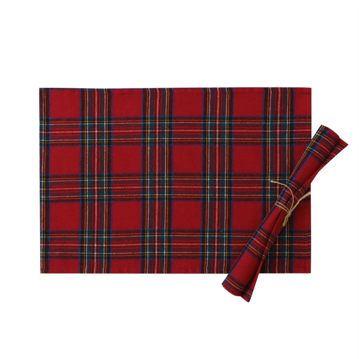 Plaid rojo