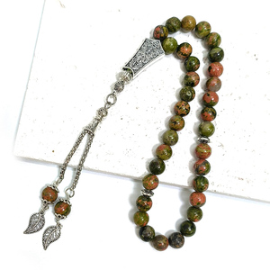 Cuentas de Oración Musulmanas, 8 mm, 33 Cuentas, 45 Piezas, Pulsera Musulmana de Ojo de Tigre, Imam Zaman, Kaba Misbaha Tasbih. - Product Image 5