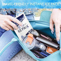 Vessies de glace instantanées jetables Pack de glace en gel Pack de glace compresse froide pour garder les aliments frais