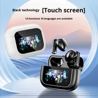 YX29ENC pour casque semi intra-auriculaire 5.4 avec annulation active du bruit (ANC), commande vocale tactile, écran d'affichage numérique, TikTok