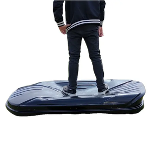 Portaequipajes de estilo deportivo personalizado ABS <span class=keywords><strong>SUV</strong></span> Universal, portaequipajes de Camping, portaequipajes de carga, caja de techo de coche de almacenamiento - Product Image 4