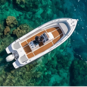 Bateau de pêche professionnel en fibre de verre certifié CE, console centrale de 5 m, coque en V profond pour moteur hors-bord de 90 CV, croisière et loisirs, 5 passagers - Product Image 1