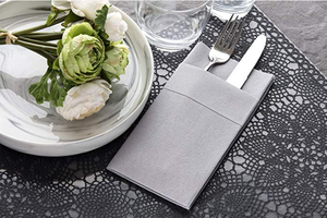 Kangaroo Air Laid <span class=keywords><strong>servilleta</strong></span>, tamaño perfecto Lino-Feel, desechable como Soft & Perfect Dinner Napk - Product Image 4