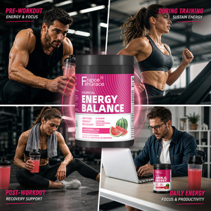 Nutraceutical Energy Balance Supplement Manufacturer with Amino Blend Green Tea Focus and Recovery 270g Energy Balance Powder - Product Image 3