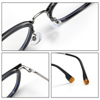 Lunettes unisexes vintage CX 2026 ultra-légères avec verres anti-lumière bleue réglables pour la myopie, monture intégrale