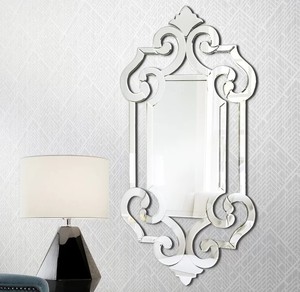 Moderna Della Decorazione Della Casa A Forma di Lungo Smussato Frameless <span class=keywords><strong>Specchi</strong></span> A Parete <span class=keywords><strong>Vintage</strong></span> Veneziano <span class=keywords><strong>Specchi</strong></span> Per Soggiorno - Product Image 3