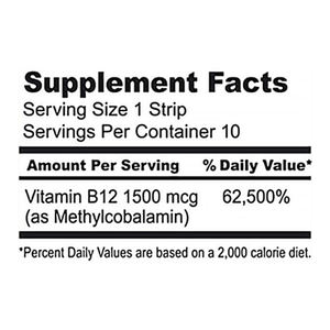 Complément alimentaire de haute qualité à marque privée : Accélère l'activité métabolique et booste l'énergie naturellement – Vitamine B12 sous forme de bandelettes orales - Product Image 6
