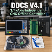 Controlador CNC Offline JLE CNC TECH DDCS-Expert, Kit de 4 Ejes, Salida de Pulso de 1Mhz, Soporte ATC, Fresado