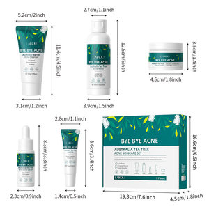 Set de Cuidado Facial Vegano con Aceite de Árbol de Té de Australia al por Mayor, Reduce el Acné y las Manchas Oscuras, Repara la Piel - Product Image 6