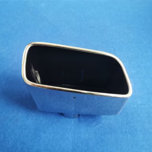 Auto Uitlaat Gemodificeerde Platte Vierkante Uitlaat Demper Tip Roestvrij Staal Uitlaat Staart Keel - Product Image 5