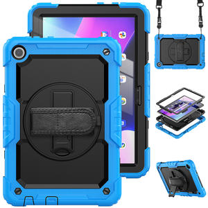 Custodia per Tablet con armatura robusta custodia in Silicone per bambini Tablet con supporto con portapenne per <span class=keywords><strong>Lenovo</strong></span> <span class=keywords><strong>M10</strong></span> <span class=keywords><strong>HD</strong></span> 3rd Gen 10.1 pollici 2022 TB-328F - Product Image 2