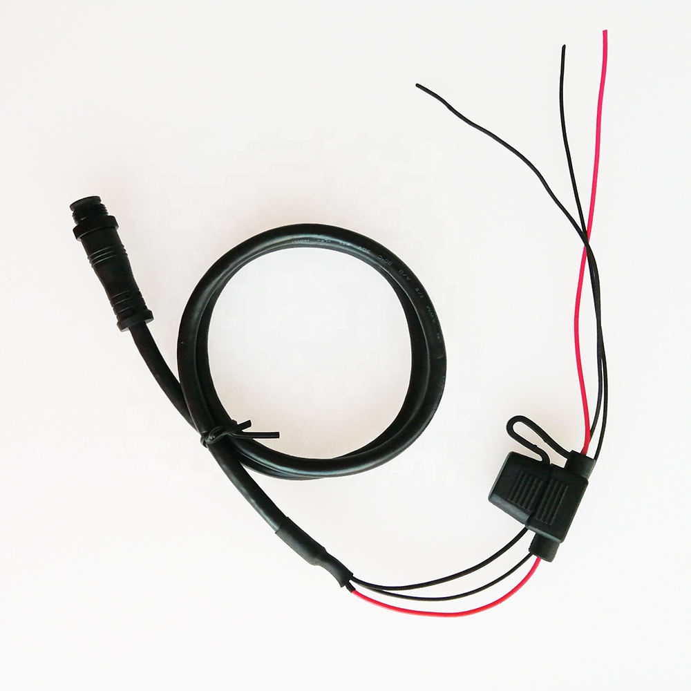 Высокое качество M12 код 5Pin силовой кабель с предохранителем 3A + держатель M12 кабель для промышленного оборудования